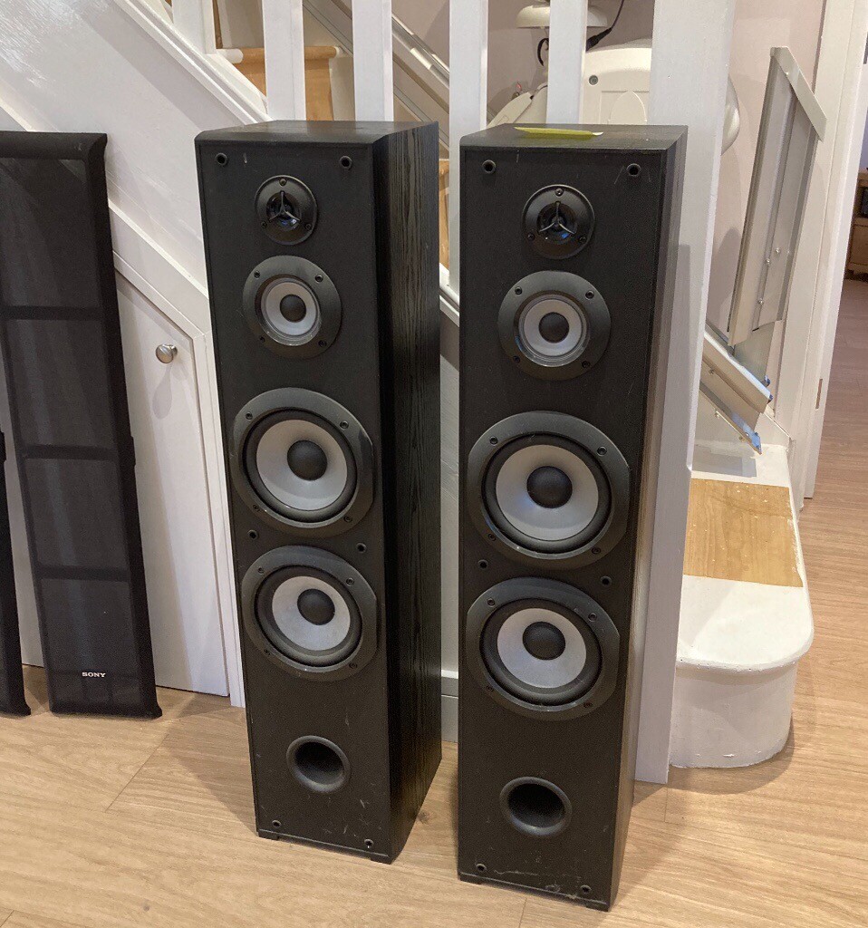 old sony tower speakers